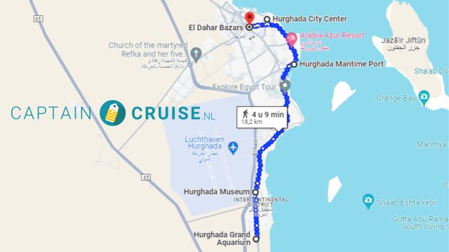 MAAK EEN WANDELING DOOR HURGHADA